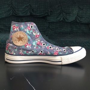 Floral Converse High-Tops